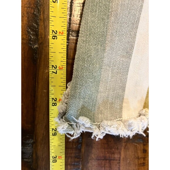 Saints & Hearts Striped Jeans Women’s Size Small Bell Bottom - Picture 7 of 7